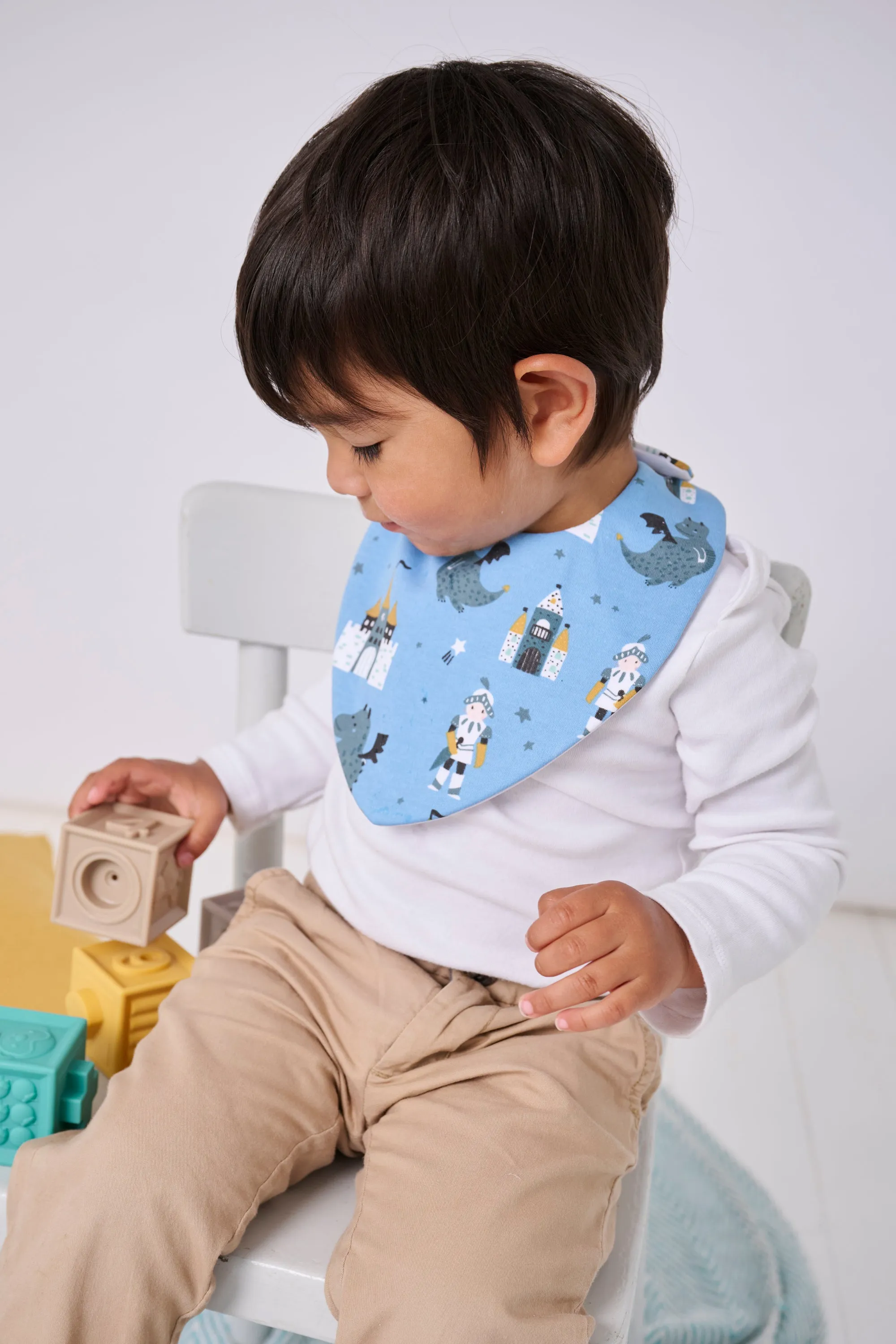 Cars & Dragons Dribble Bib Gift Box