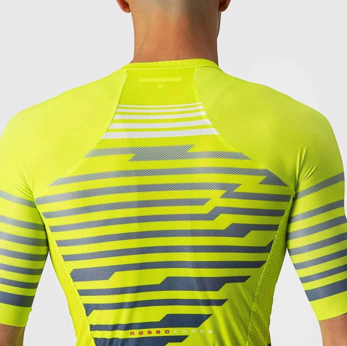 Castelli Climbers 3.0 Mens Cycling Jersey (Electric Lime/Blue)