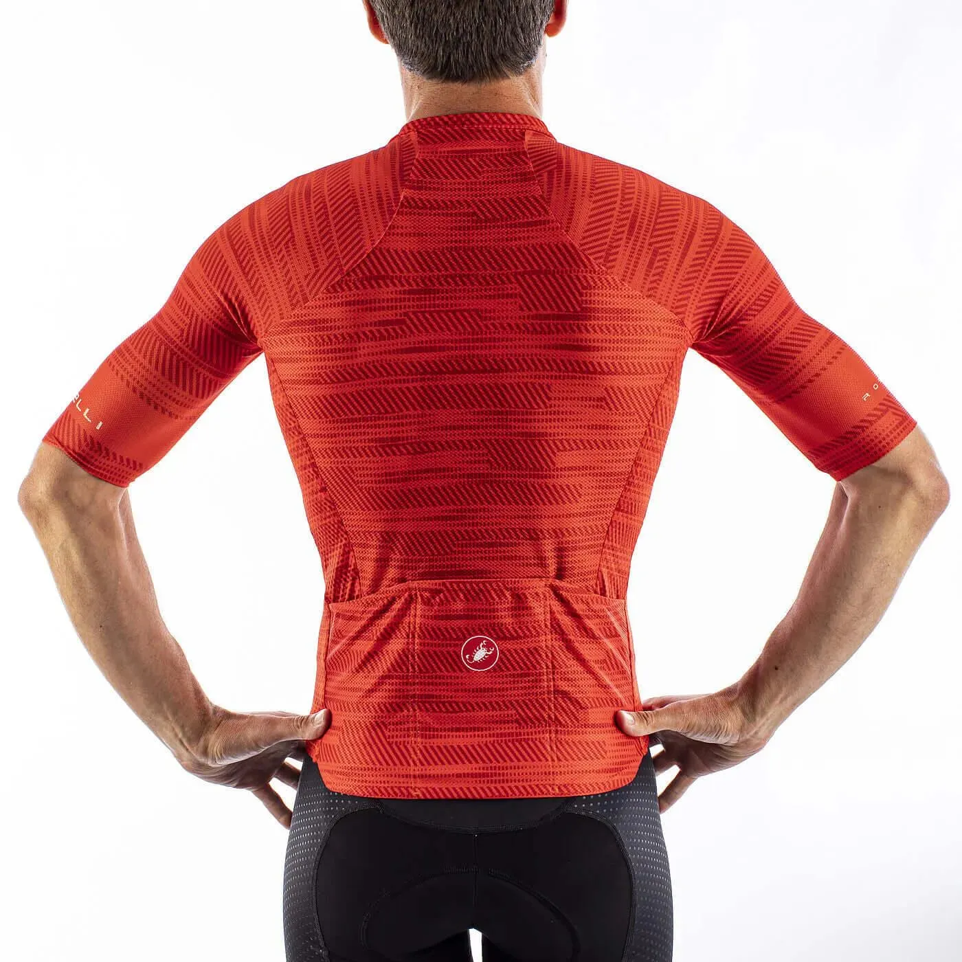 Castelli Climber's 3.0 Mens Cycling Jersey (Fiery Red)