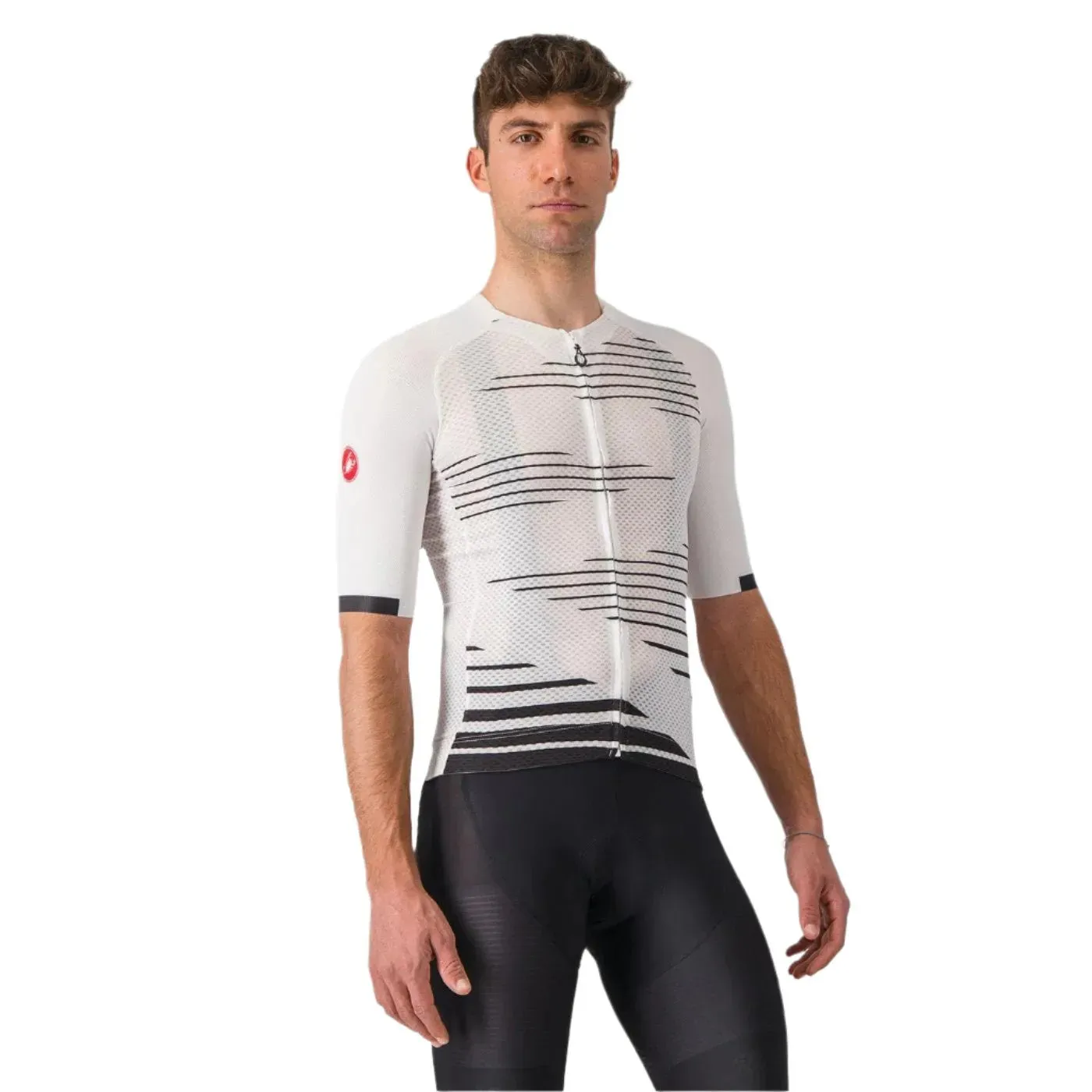 Castelli Climber's 4.0 Men's Cycling Jersey (White/Black)