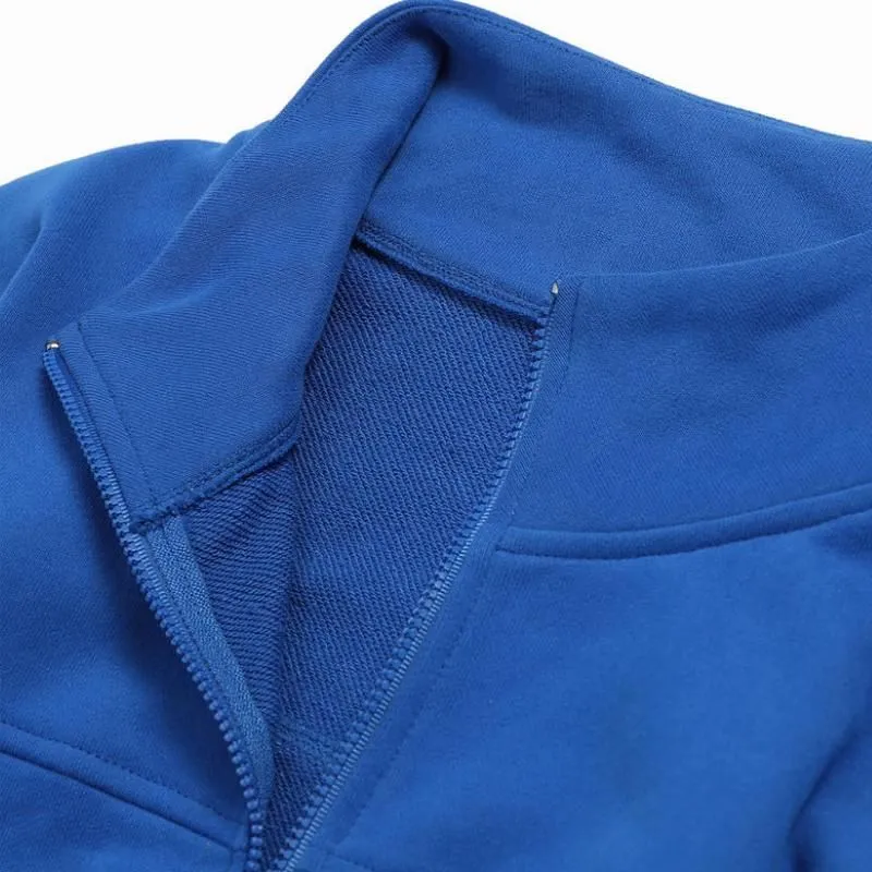 Chic Cotton-Poly Blend Long Sleeve Hooded Sweatshirt for Women
