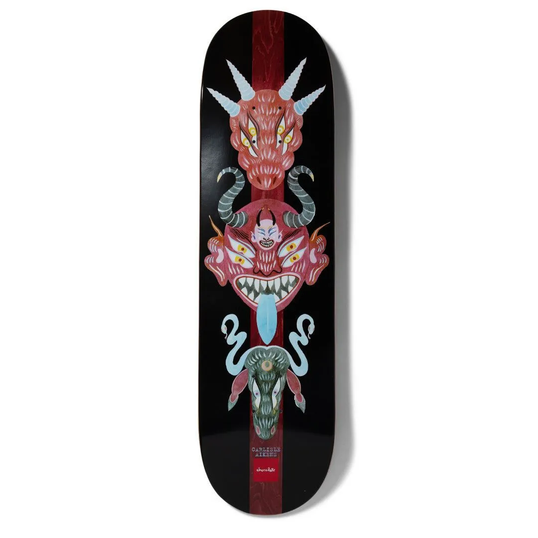 Chocolate Skateboard Dog Perfume Masks Carl Aikens Skateboard Deck - 8.125"