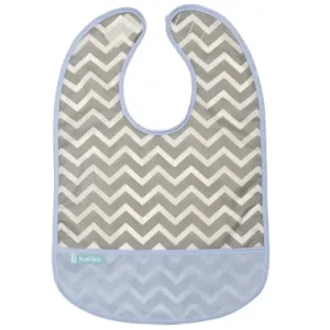 Cleanbib - Blue Chevron - 6-12m
