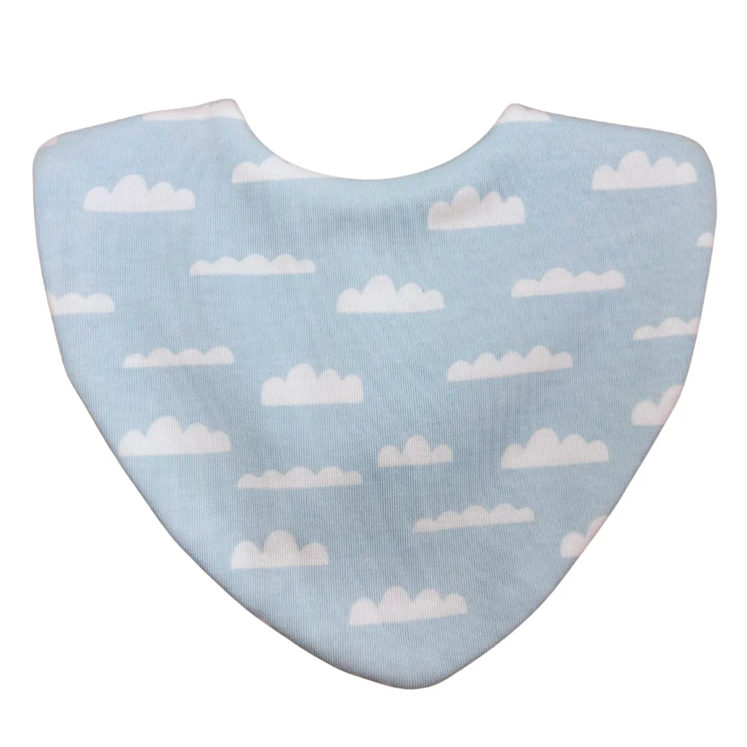 Clouds Bundle of 3 Waterproof Dribble Bibs