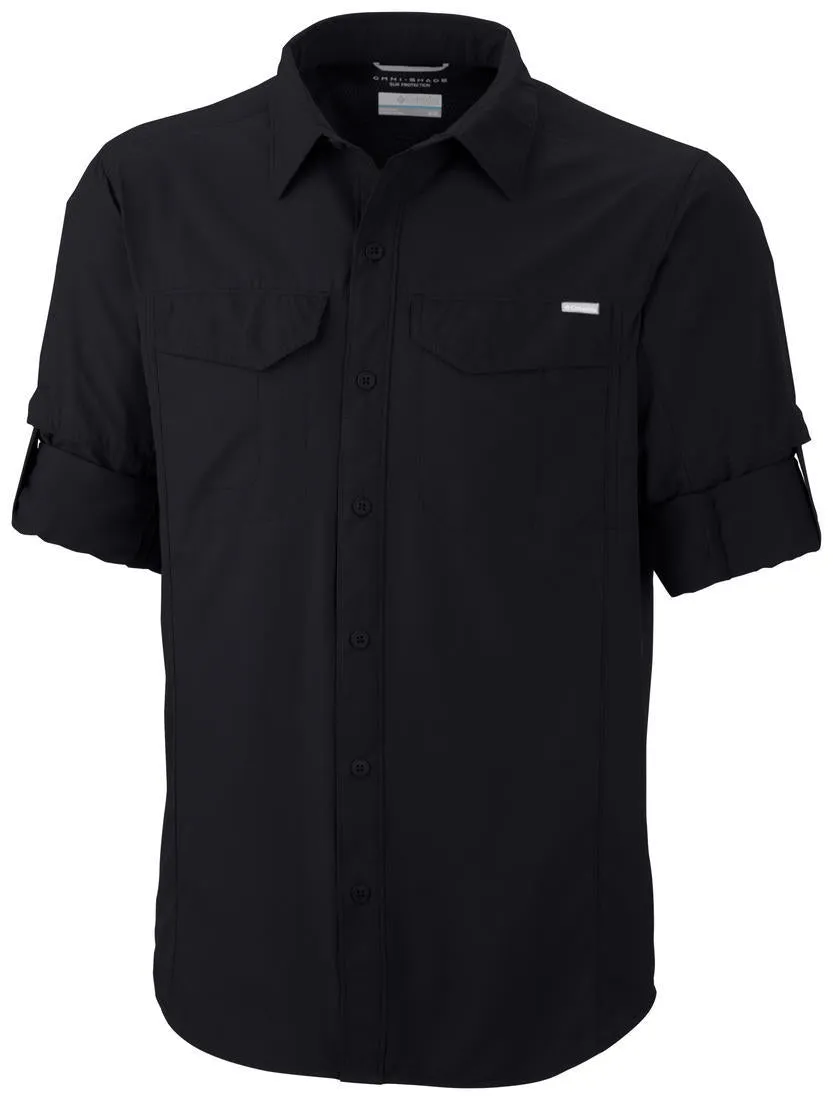 Columbia Men Black Silver Ridge Long Sleeve Shirt