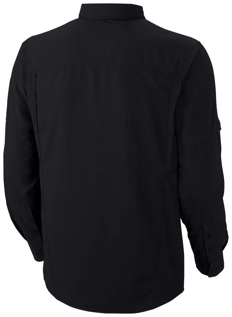Columbia Men Black Silver Ridge Long Sleeve Shirt