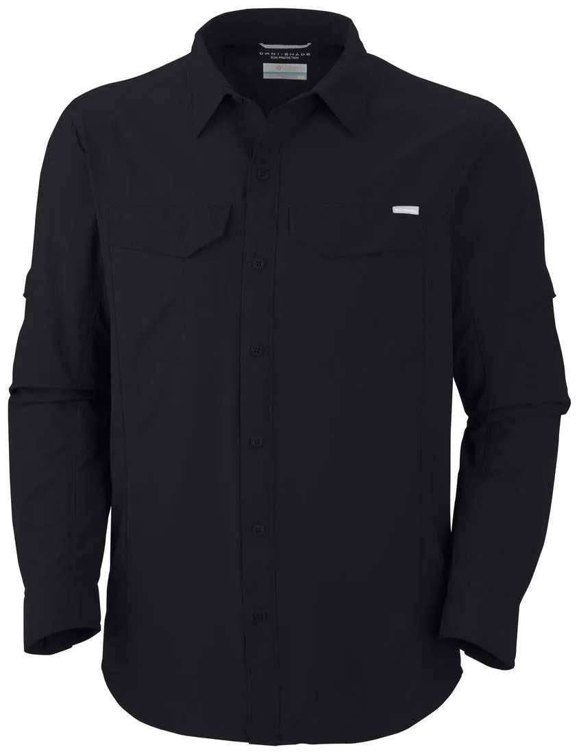 Columbia Men Black Silver Ridge Long Sleeve Shirt