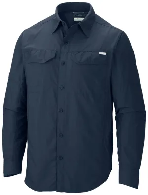 Columbia Men Blue Silver Ridge Long Sleeve Shirt