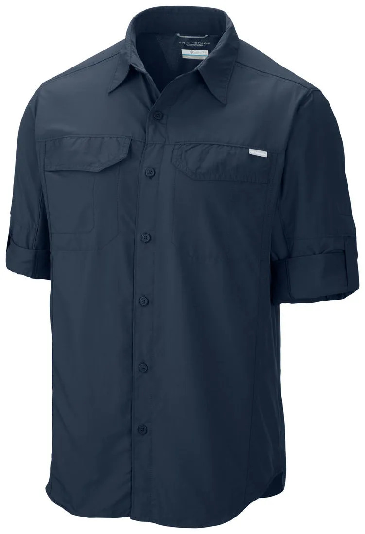 Columbia Men Blue Silver Ridge Long Sleeve Shirt