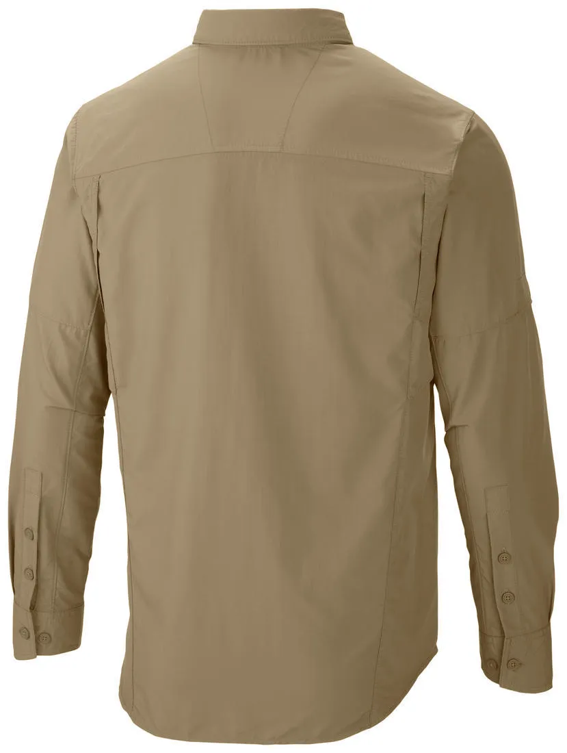 Columbia Men Brown Silver Ridge Long Sleeve Shirt