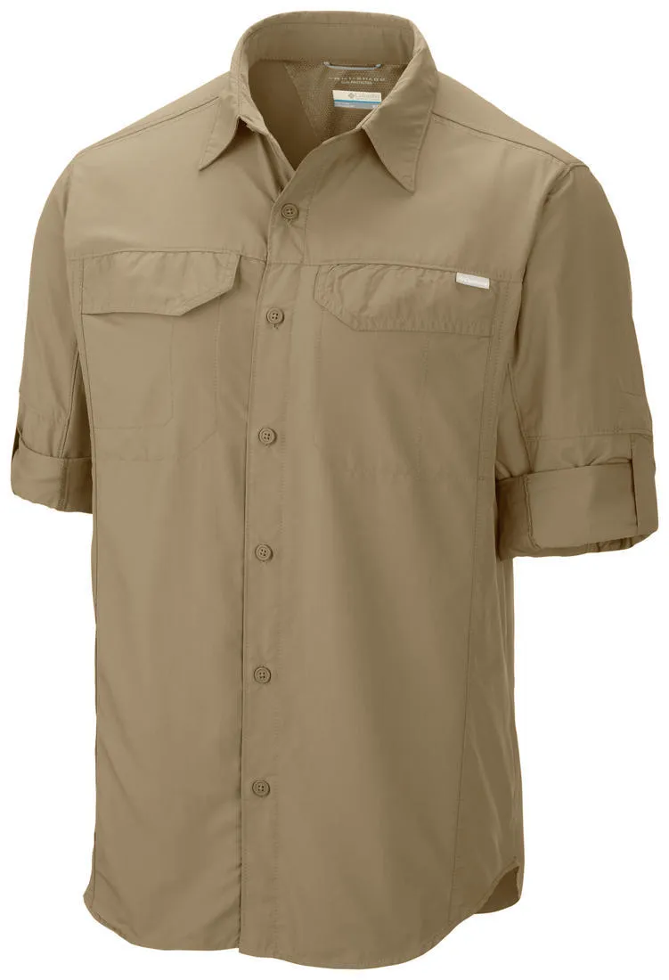 Columbia Men Brown Silver Ridge Long Sleeve Shirt