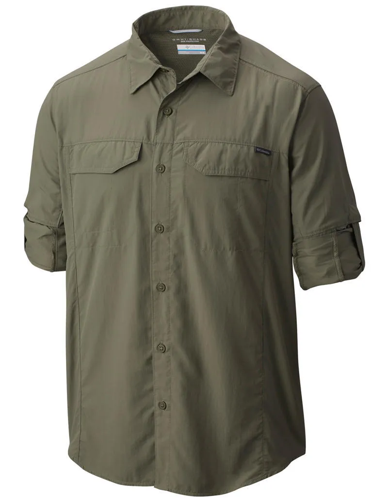 Columbia Men Olive Silver Ridge Long Sleeve Shirt
