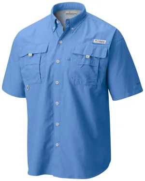 Columbia PFG Bahama II Short Sleeve Mens Shirt White Cap