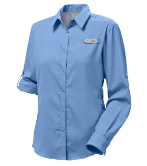 Columbia Tamiami II Long Sleeve Womens Shirt White Cap