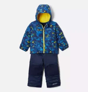 Columbia Toddler Frosty Slope Set, Bright Indigo Kaleidoscope