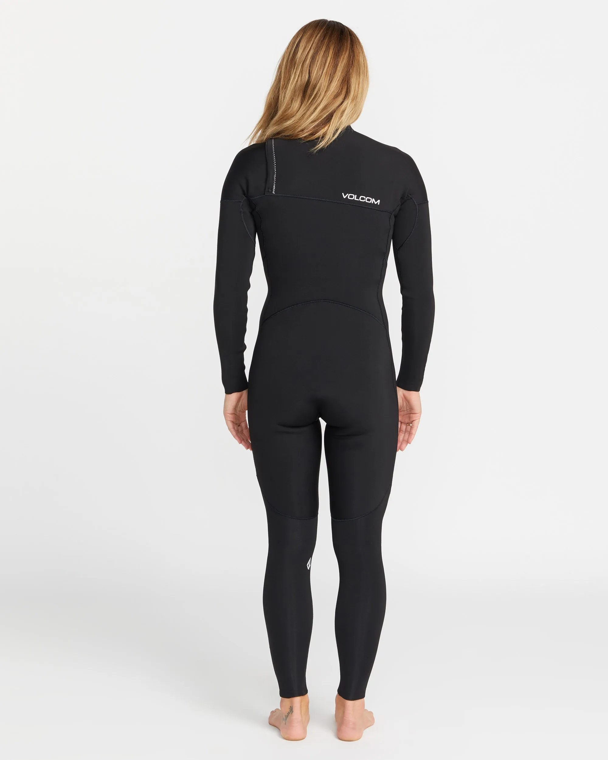 Combinaison de Surf 3/2 mm Zippée Poitrine - BLACK