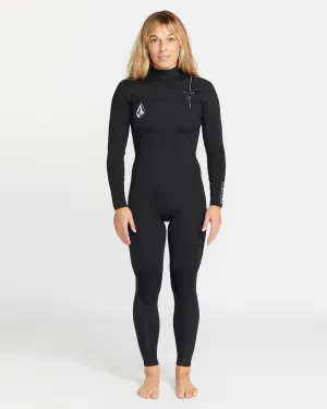 Combinaison de Surf 3/2 mm Zippée Poitrine - BLACK