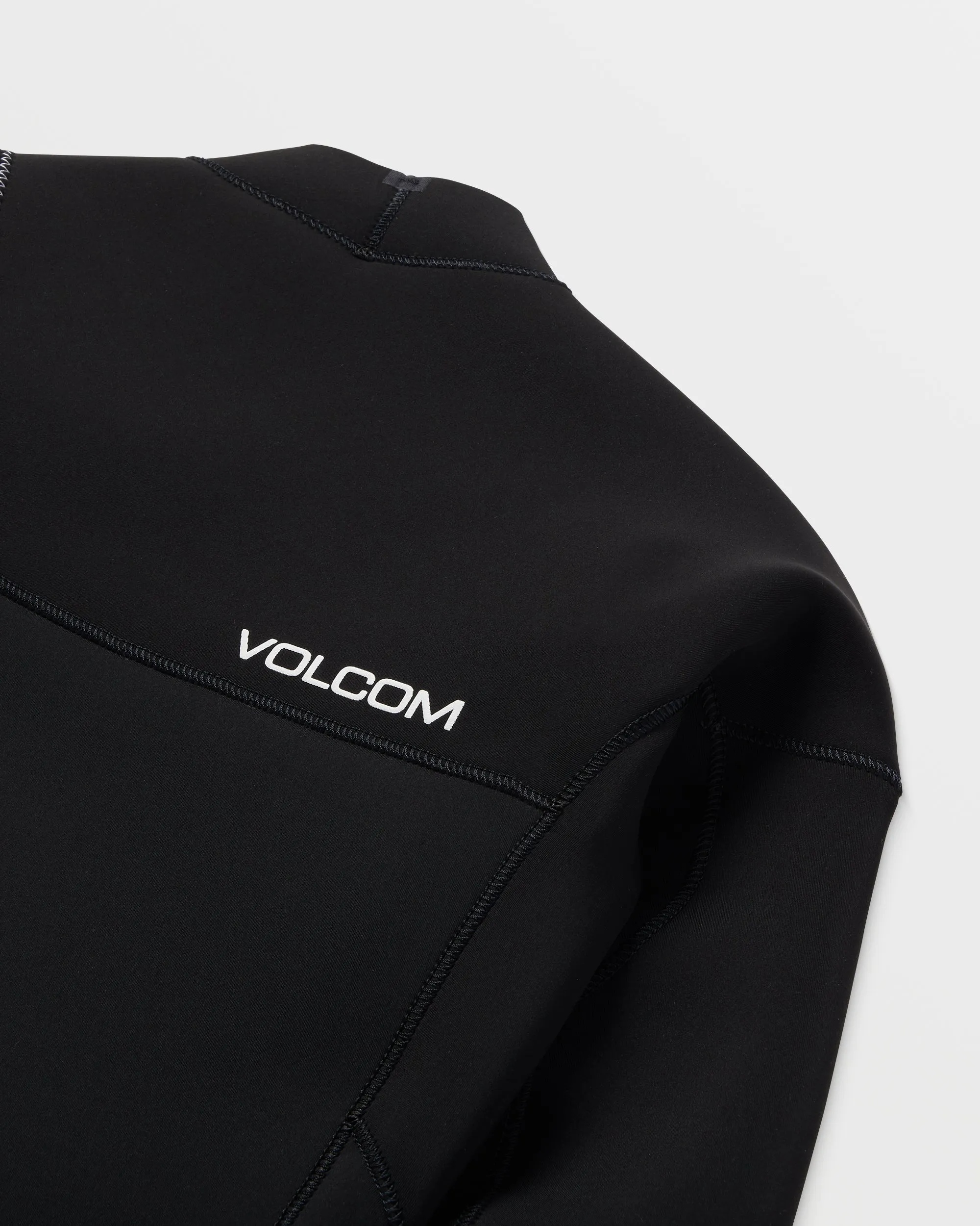 Combinaison de Surf 4/3 mm Zippée Poitrine - BLACK