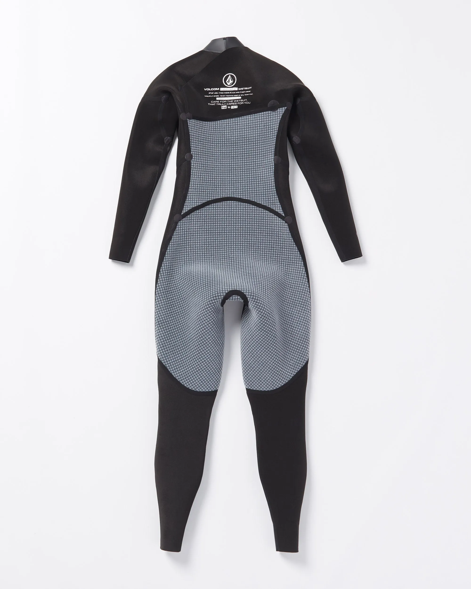 Combinaison de Surf 4/3 mm Zippée Poitrine - BLACK