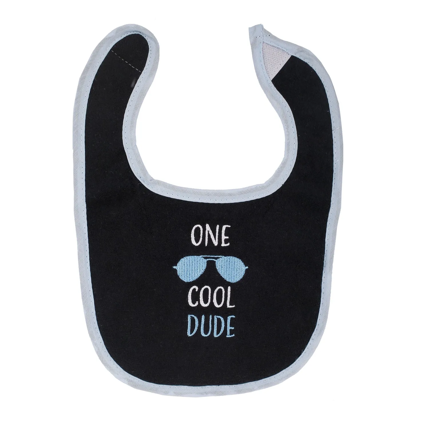 Cool Dude Black And Blue 3 Pk Bibs