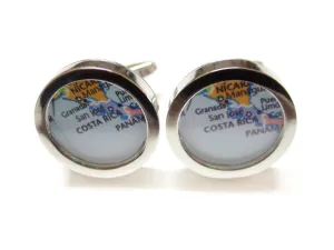 Costa Rica Map Cufflinks