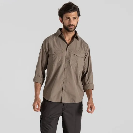 Craghoppers Mens Kiwi Long Sleeved Shirt