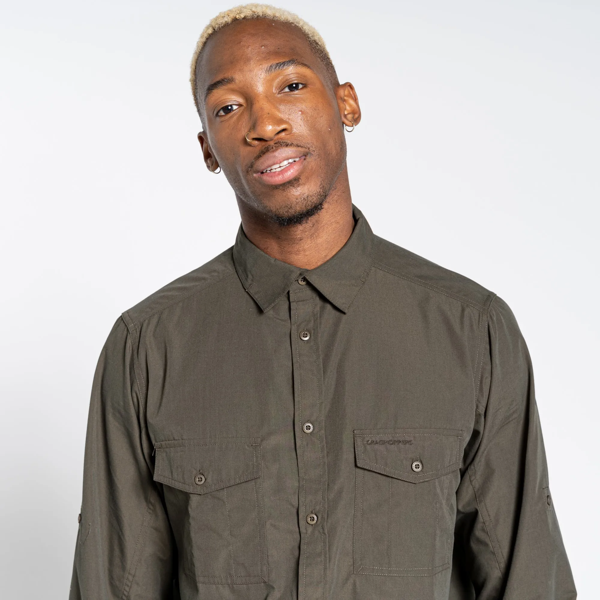 Craghoppers Mens Kiwi Long Sleeved Shirt