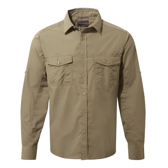 Craghoppers Mens Kiwi Long Sleeved Shirt