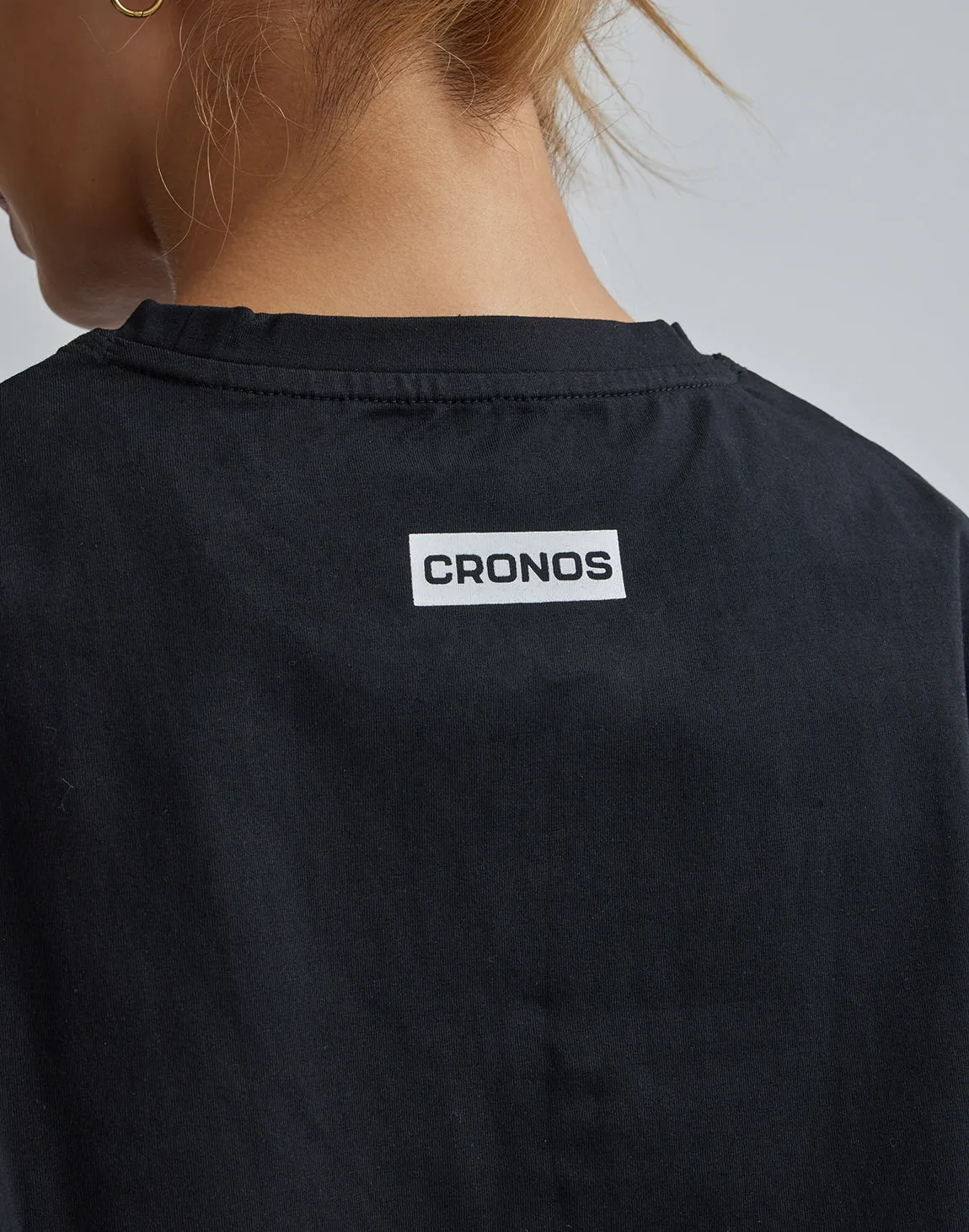 CRONOS WOMEN DESIGN SHORT T-SHIRTS【YELLOW】