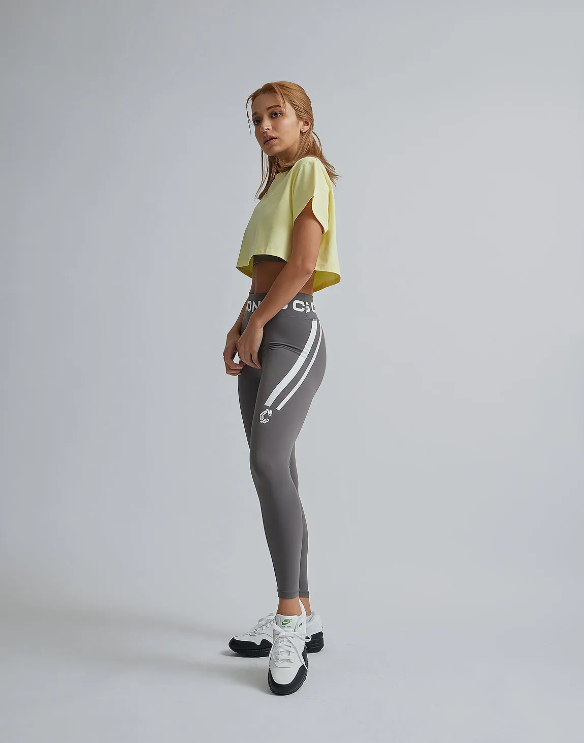 CRONOS WOMEN DESIGN SHORT T-SHIRTS【YELLOW】