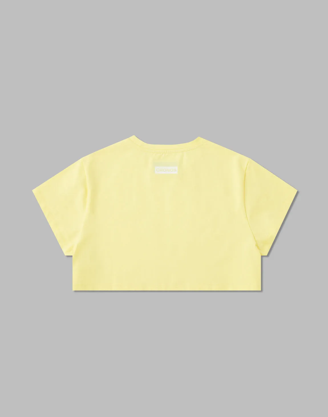 CRONOS WOMEN DESIGN SHORT T-SHIRTS【YELLOW】