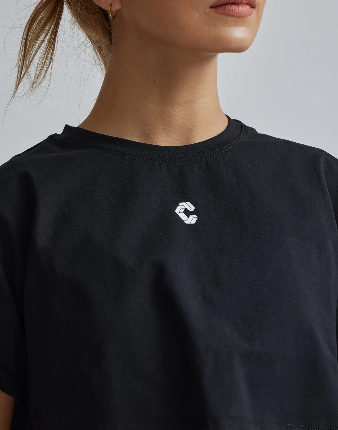 CRONOS WOMEN DESIGN SHORT T-SHIRTS【YELLOW】
