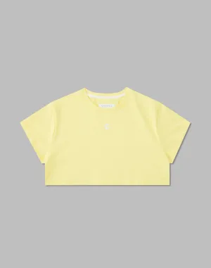 CRONOS WOMEN DESIGN SHORT T-SHIRTS【YELLOW】