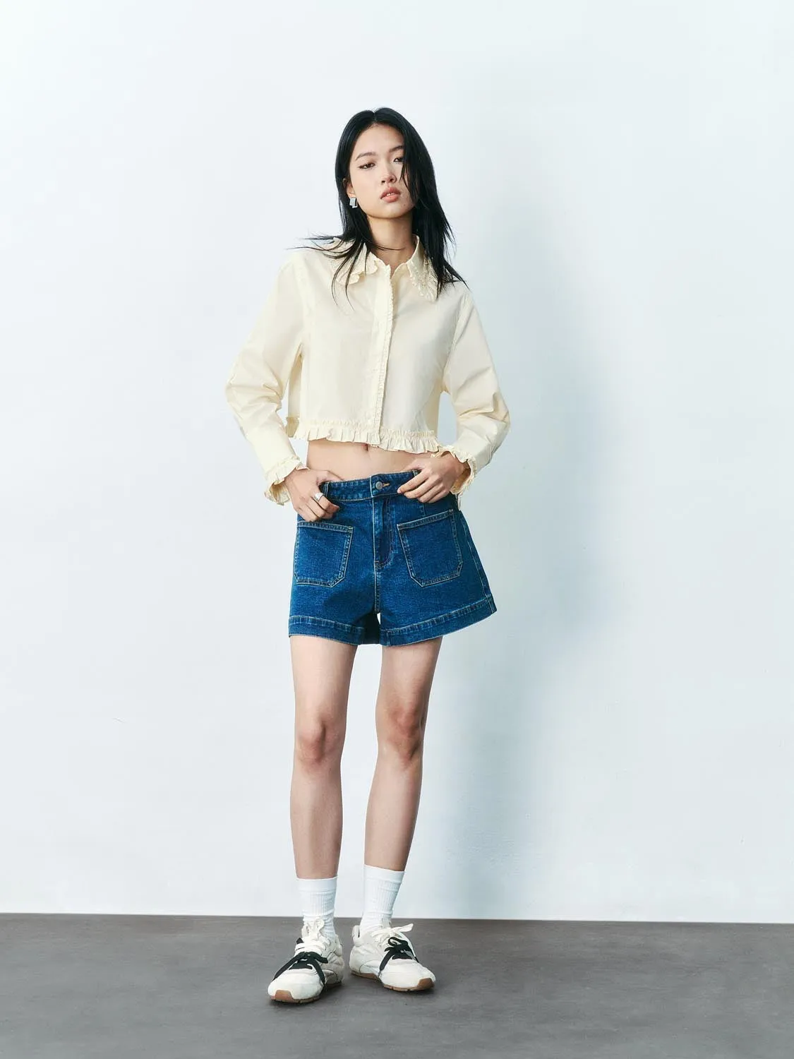 Cropped Long Sleeve Shirts