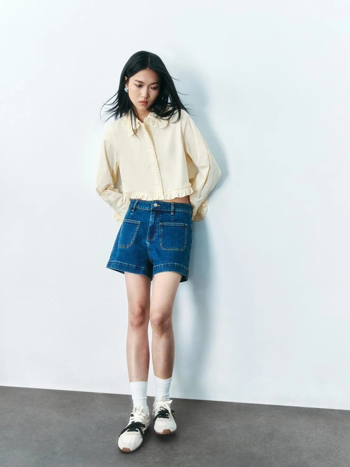 Cropped Long Sleeve Shirts