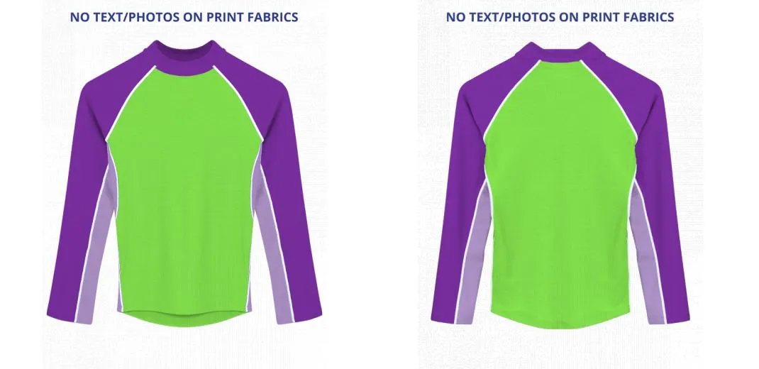 Custom Rash Guard (Kids, Women, Men) Long Sleeve