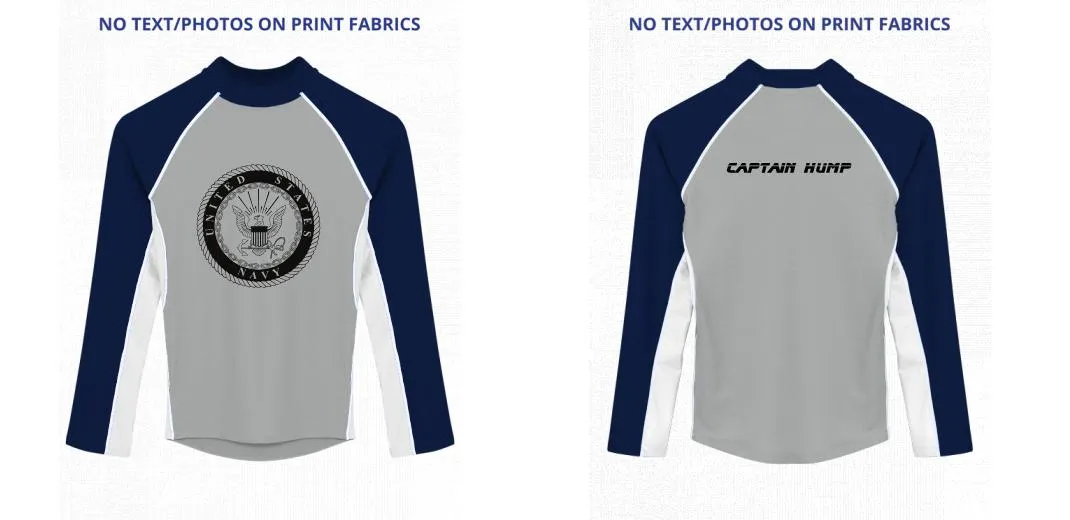 Custom Rash Guard (Kids, Women, Men) Long Sleeve