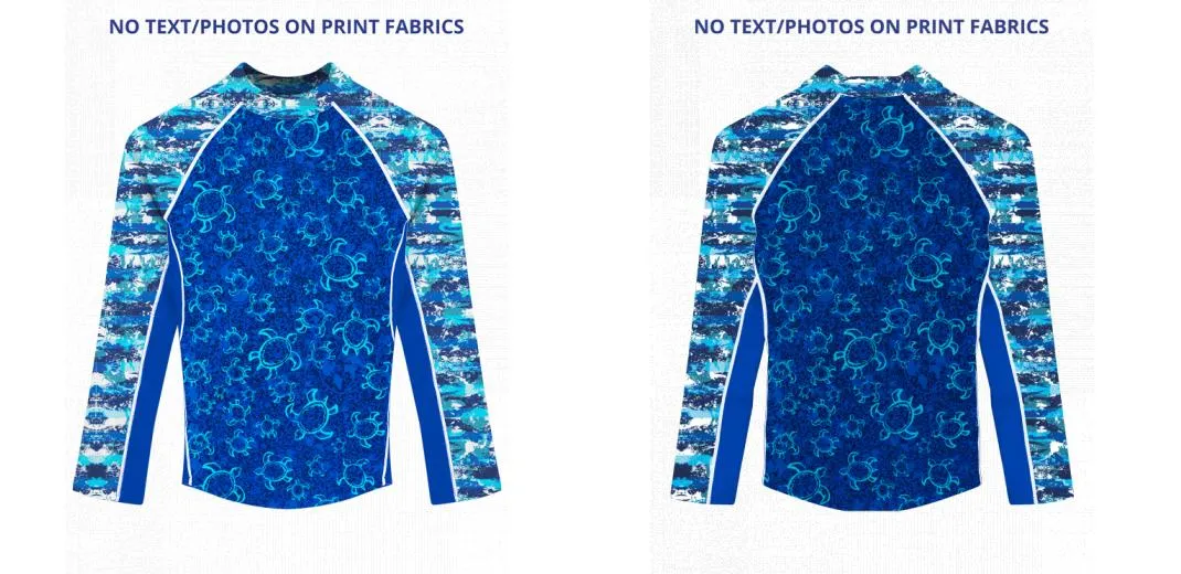 Custom Rash Guard (Kids, Women, Men) Long Sleeve