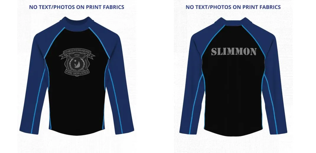 Custom Rash Guard (Kids, Women, Men) Long Sleeve