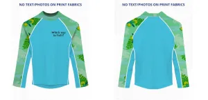 Custom Rash Guard (Kids, Women, Men) Long Sleeve