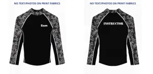 Custom Rash Guard (Kids, Women, Men) Long Sleeve