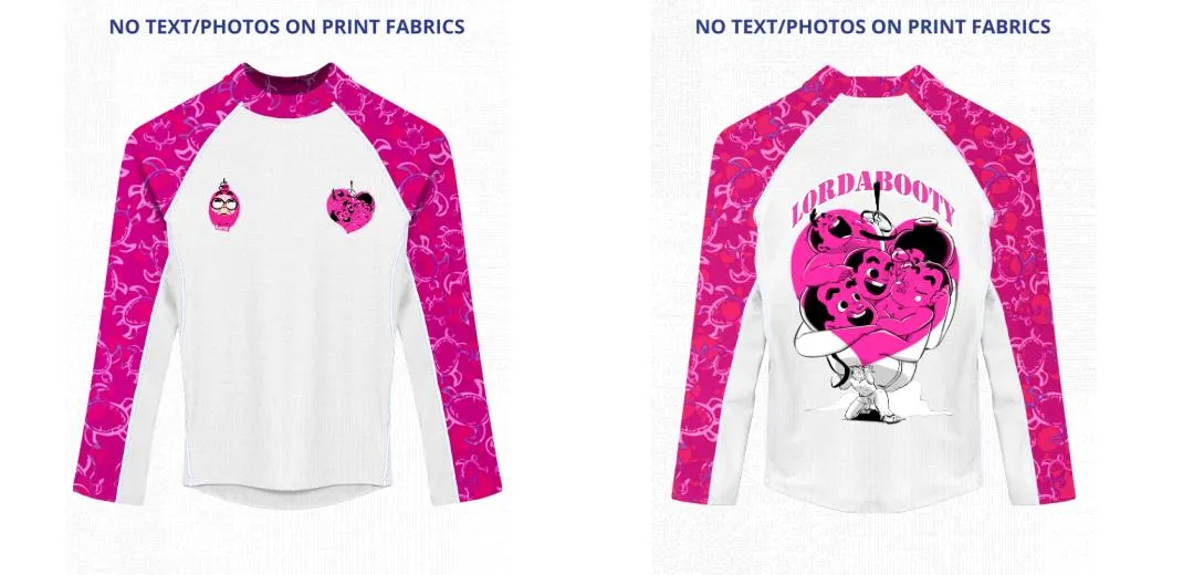 Custom Rash Guard (Kids, Women, Men) Long Sleeve