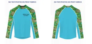 Custom Rash Guard (Kids, Women, Men) Long Sleeve