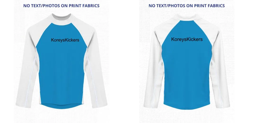 Custom Rash Guard (Kids, Women, Men) Long Sleeve