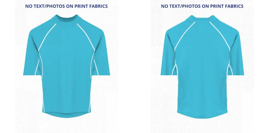 Custom Rash Guard (Kids, Women, Men) Short Sleeve