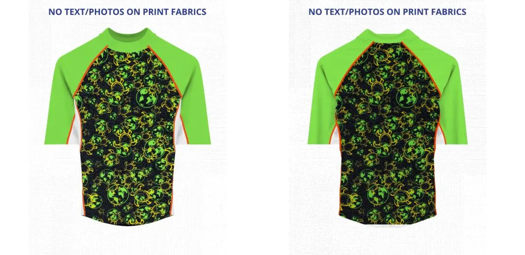 Custom Rash Guard (Kids, Women, Men) Short Sleeve