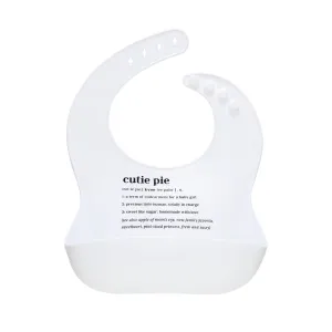 Cutie Pie Silicone Bib