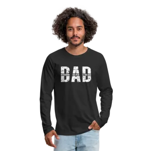 Dad Husband Hero Legend Men's Premium Long Sleeve T-Shirt (CK0001)