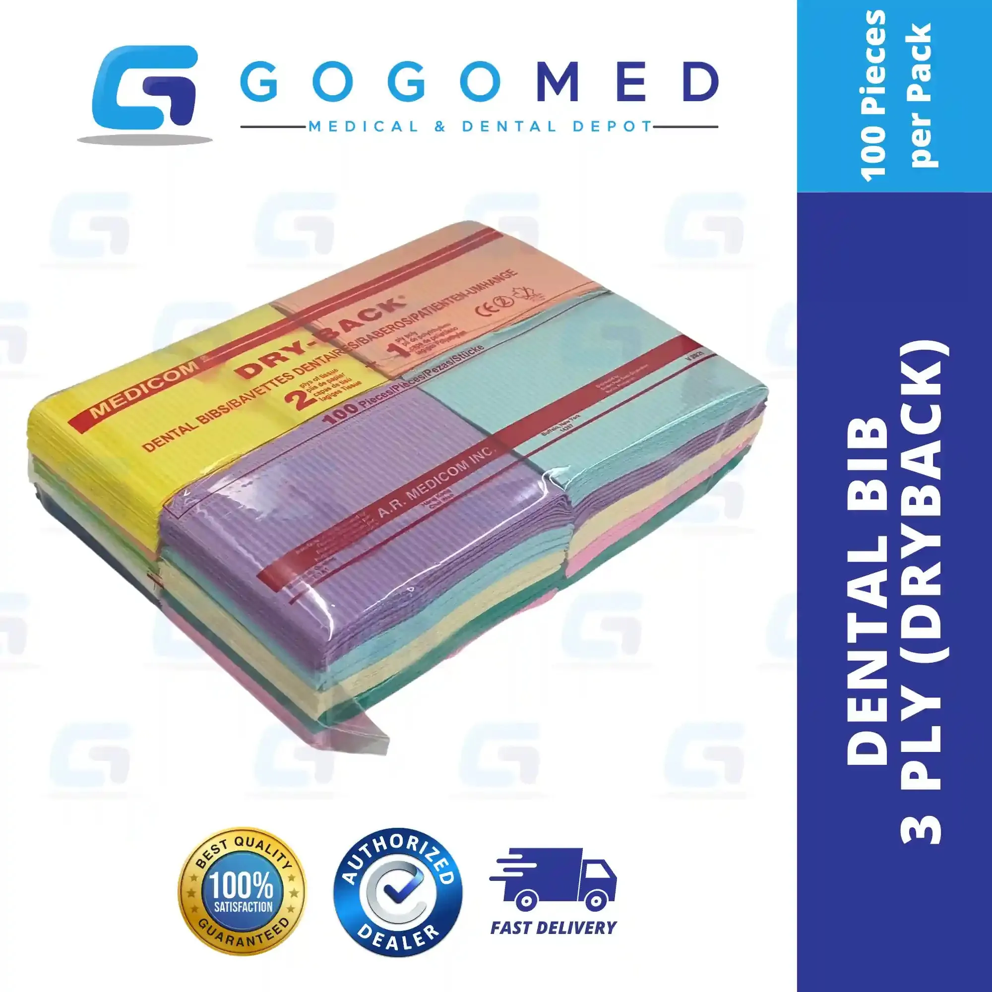 Dental Polybib 2 ply