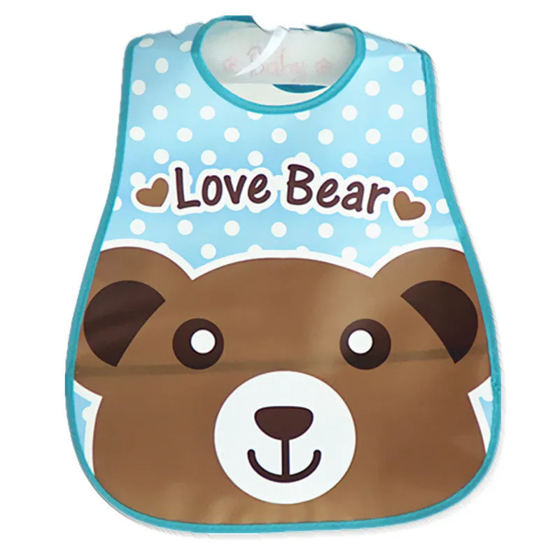 Design Baby Bibs Waterproof Silicone Feeding Baby Saliva Towel born Cartoon Waterproof Aprons Baby Bibs